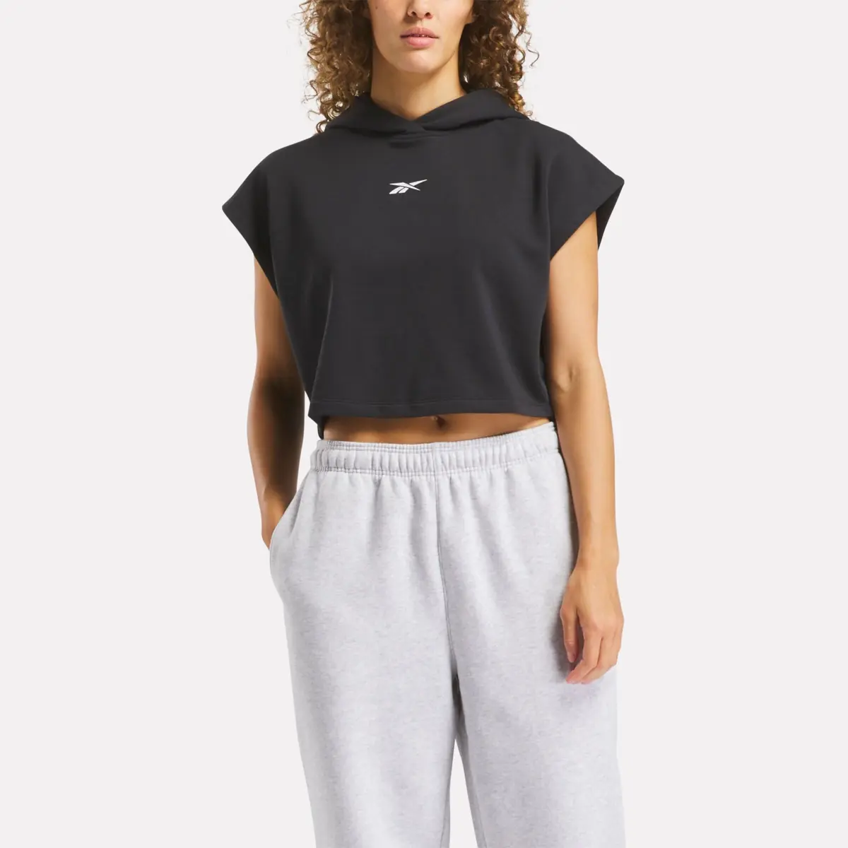 Basketball Off-Court Crop Hoodie