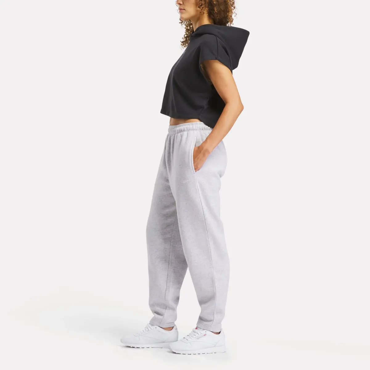 Basketball Off-Court Crop Hoodie