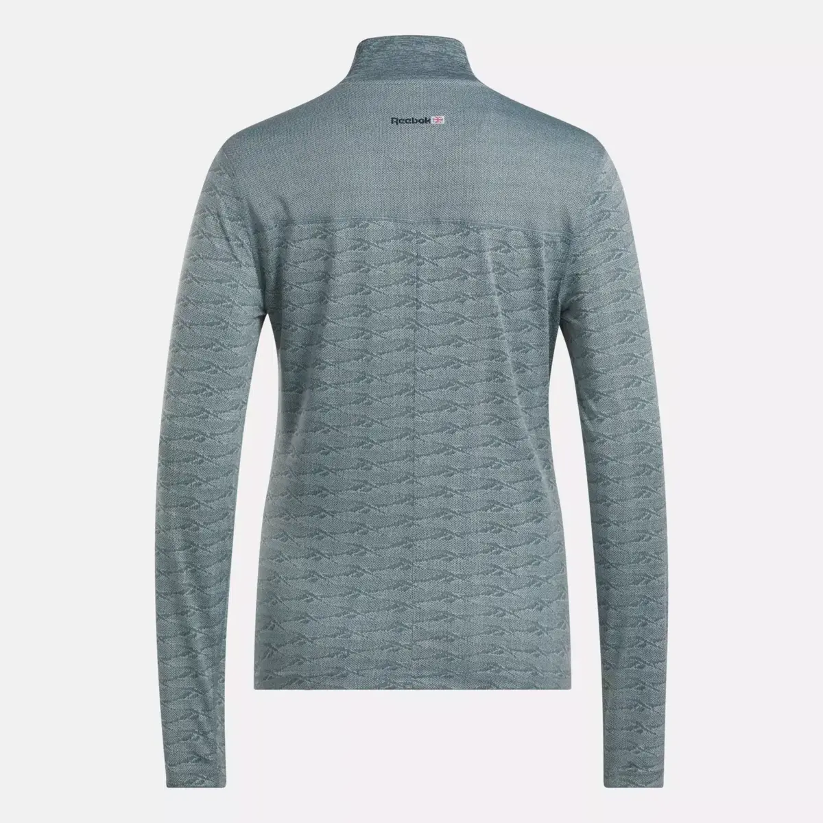 Damen-Golfpullover mit langen Ärmeln, Engineered Vector Jacquard und 1/4-Reißverschluss Damen-Golfpullover mit langen Ärmeln, Engineered Vector Jacquard und 1/4-Reißverschluss