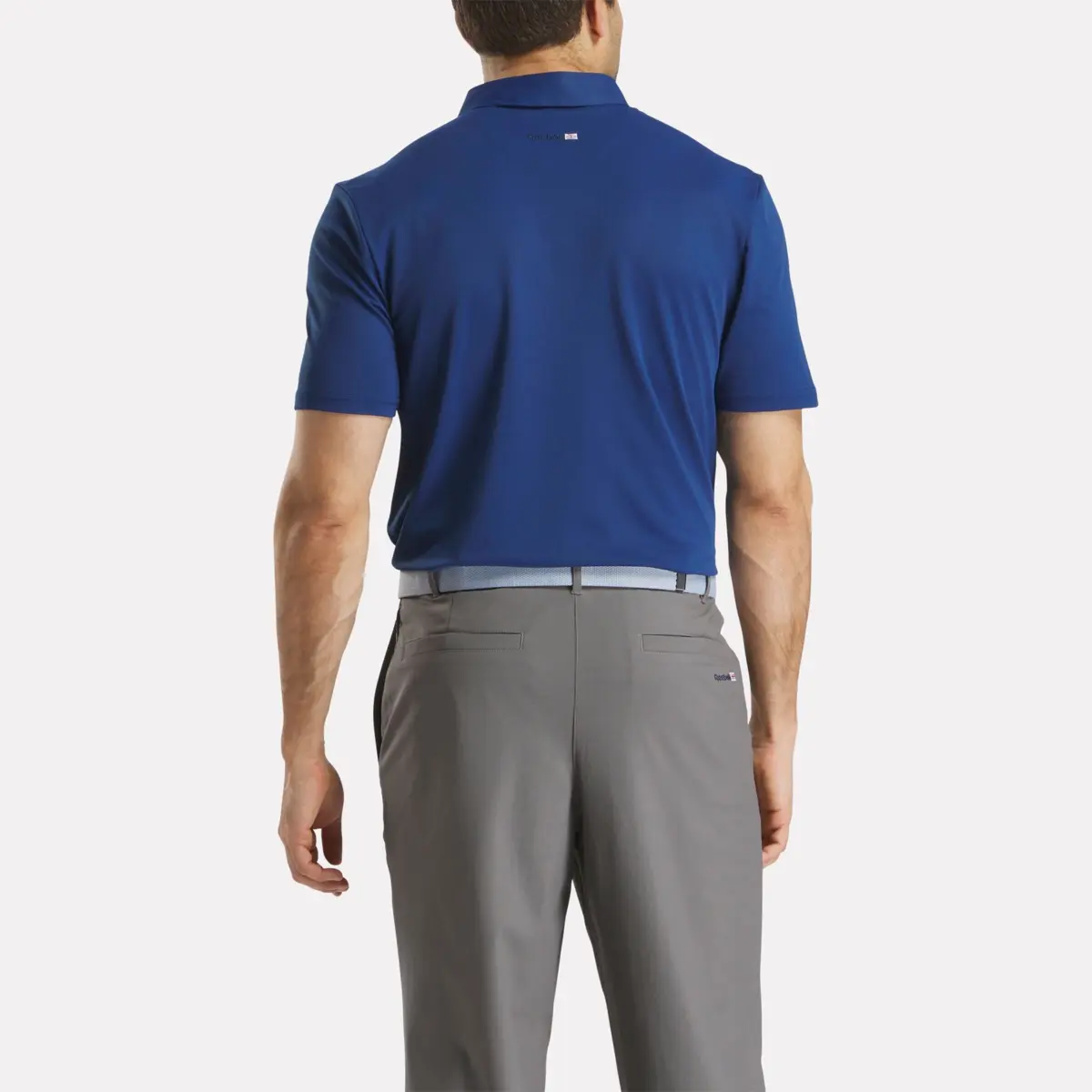 Herren-Polohemd mit gebondetem Kragen und Farbblock Herren-Polohemd mit gebondetem Kragen und Farbblock
