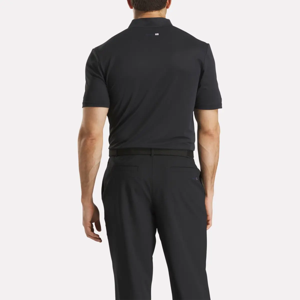 Herren-Polohemd mit gebondetem Kragen und Farbblock Herren-Polohemd mit gebondetem Kragen und Farbblock