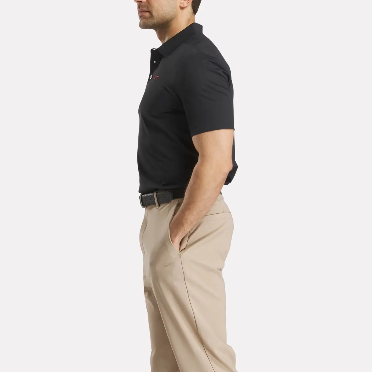 Herren-Poloshirt mit kurzen Ärmeln aus gebondetem Micro-Piqué Herren-Poloshirt mit kurzen Ärmeln aus gebondetem Micro-Piqué