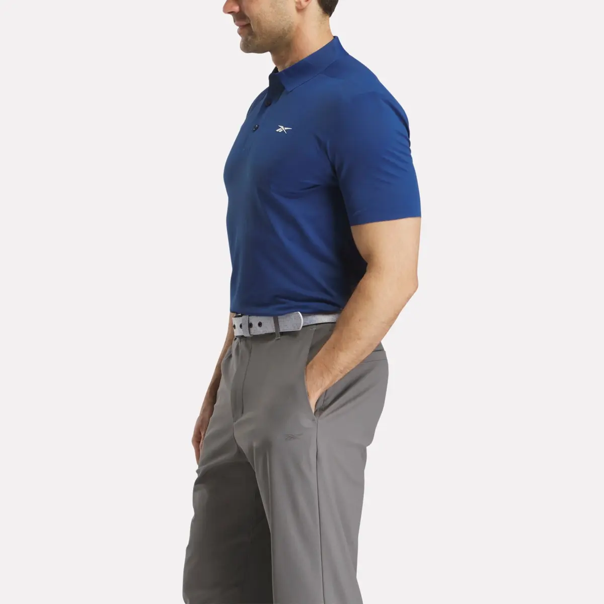 Herren-Poloshirt mit kurzen Ärmeln aus gebondetem Micro-Piqué Herren-Poloshirt mit kurzen Ärmeln aus gebondetem Micro-Piqué
