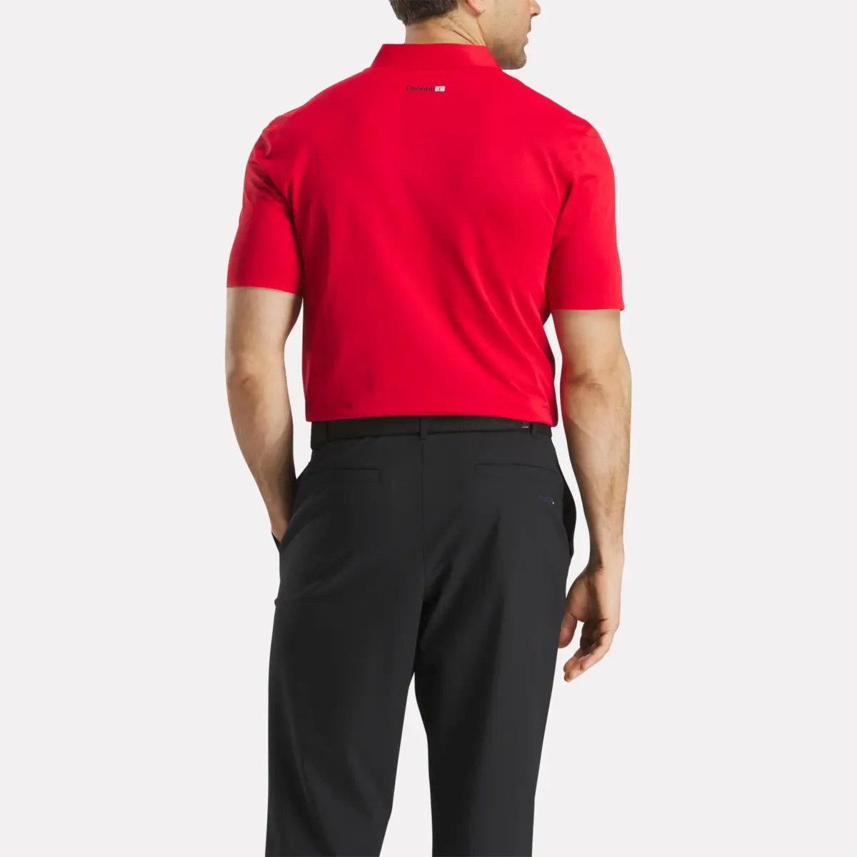 Herren-Poloshirt mit kurzen Ärmeln aus gebondetem Micro-Piqué Herren-Poloshirt mit kurzen Ärmeln aus gebondetem Micro-Piqué