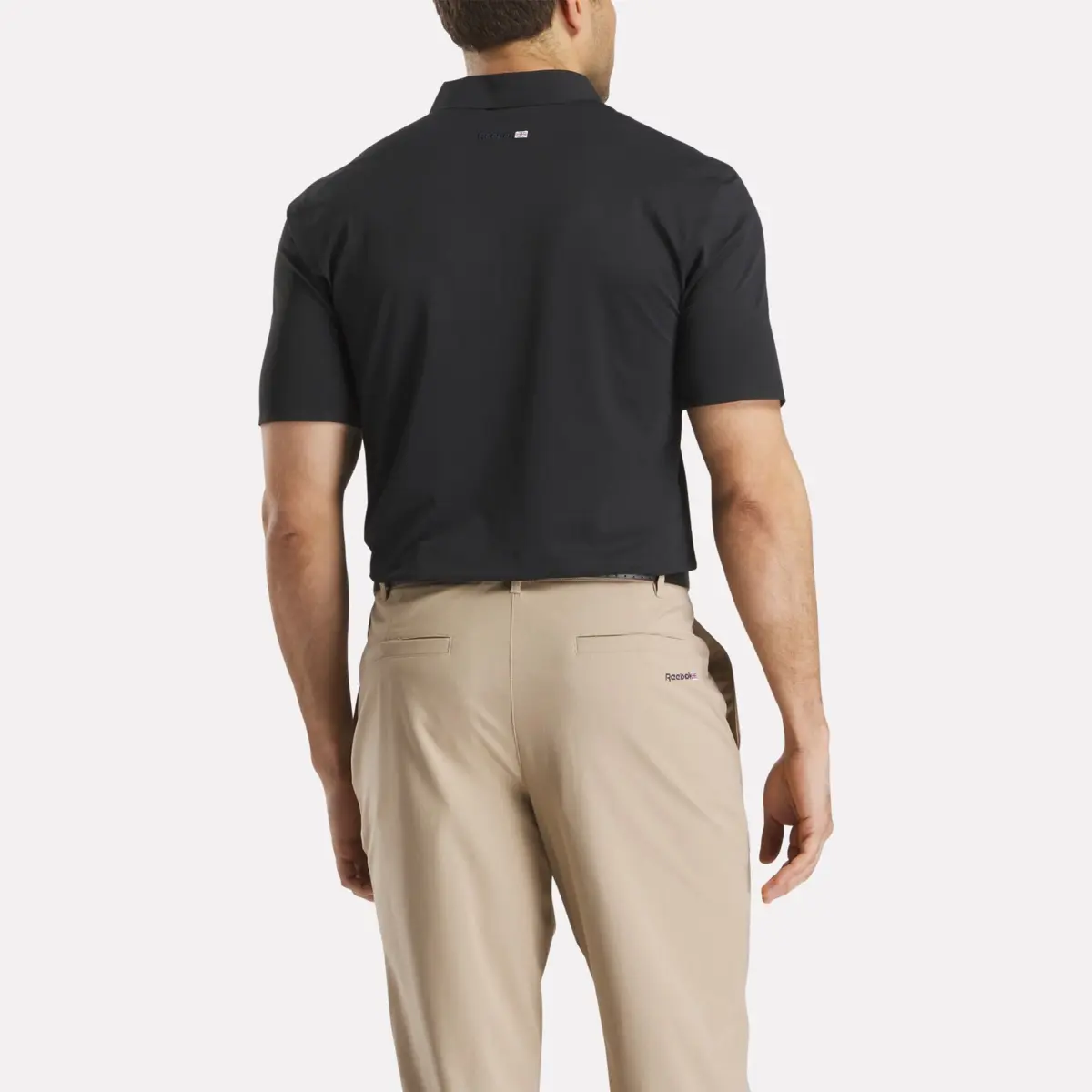 Herren-Poloshirt mit kurzen Ärmeln aus gebondetem Micro-Piqué Herren-Poloshirt mit kurzen Ärmeln aus gebondetem Micro-Piqué
