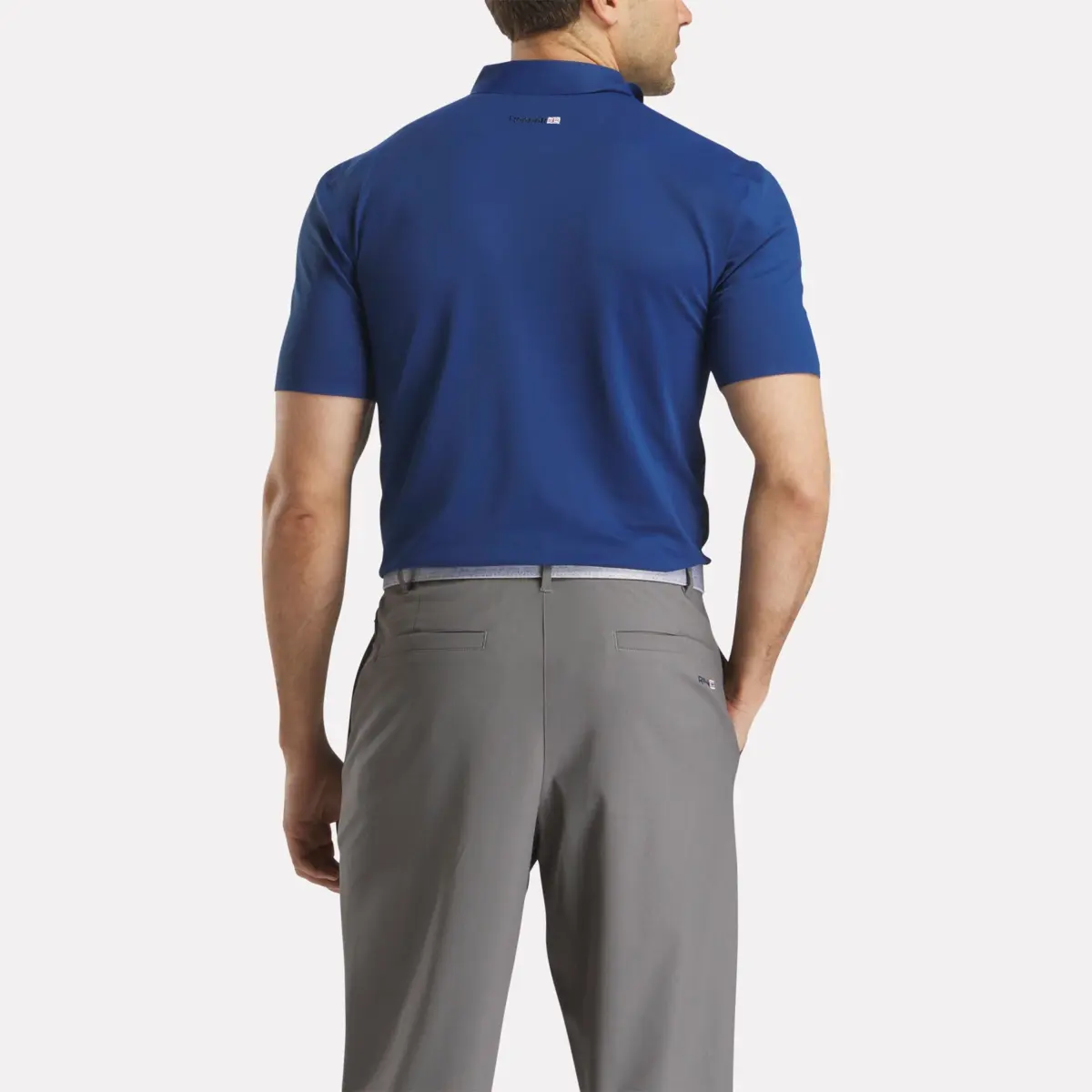 Herren-Poloshirt mit kurzen Ärmeln aus gebondetem Micro-Piqué Herren-Poloshirt mit kurzen Ärmeln aus gebondetem Micro-Piqué