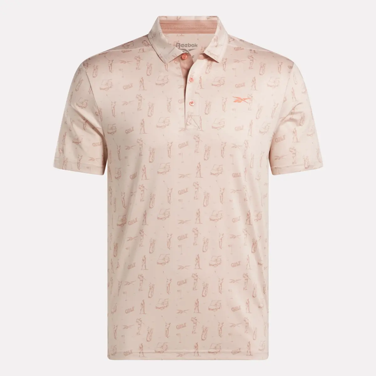 Herren-Poloshirt mit kurzen Ärmeln und Turnier-Ätzdruck Herren-Poloshirt mit kurzen Ärmeln und Turnier-Ätzdruck