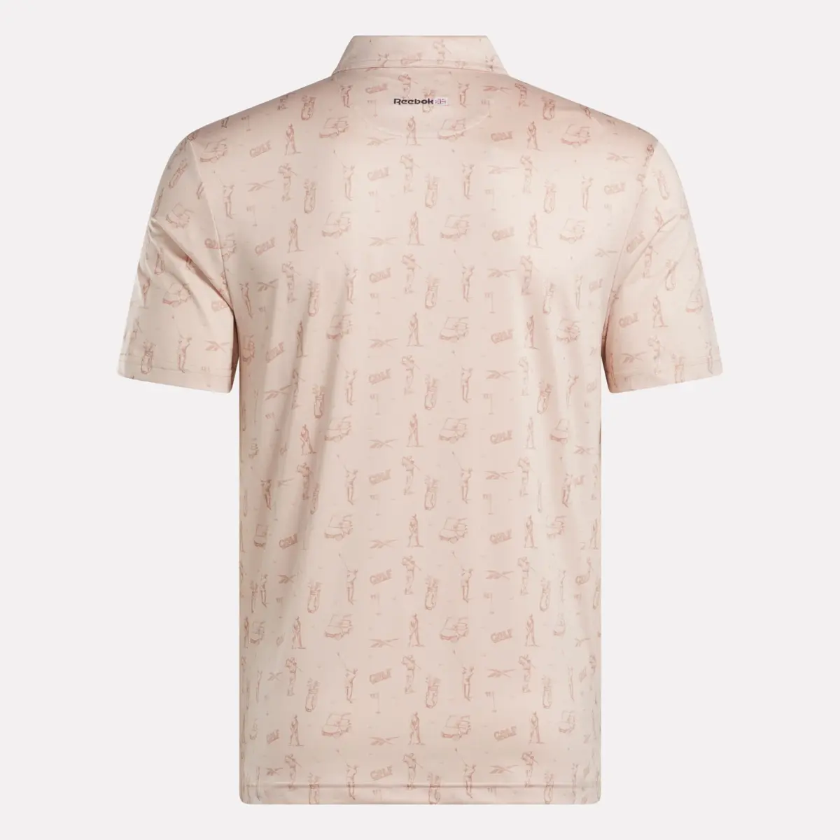 Herren-Poloshirt mit kurzen Ärmeln und Turnier-Ätzdruck Herren-Poloshirt mit kurzen Ärmeln und Turnier-Ätzdruck