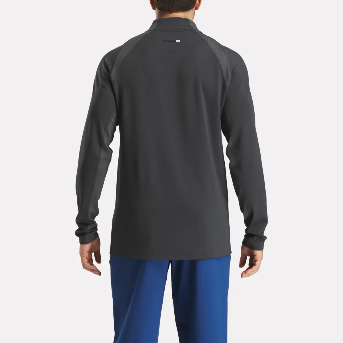 Herren-Pullover mit langen Ärmeln und 1/4-Reißverschluss aus Aero Flex Herren-Pullover mit langen Ärmeln und 1/4-Reißverschluss aus Aero Flex