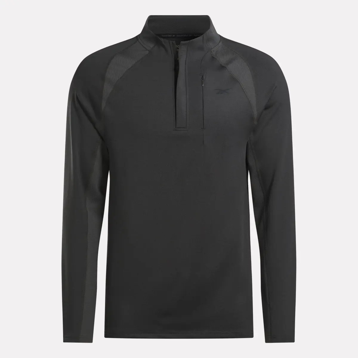 Herren-Pullover mit langen Ärmeln und 1/4-Reißverschluss aus Aero Flex Herren-Pullover mit langen Ärmeln und 1/4-Reißverschluss aus Aero Flex