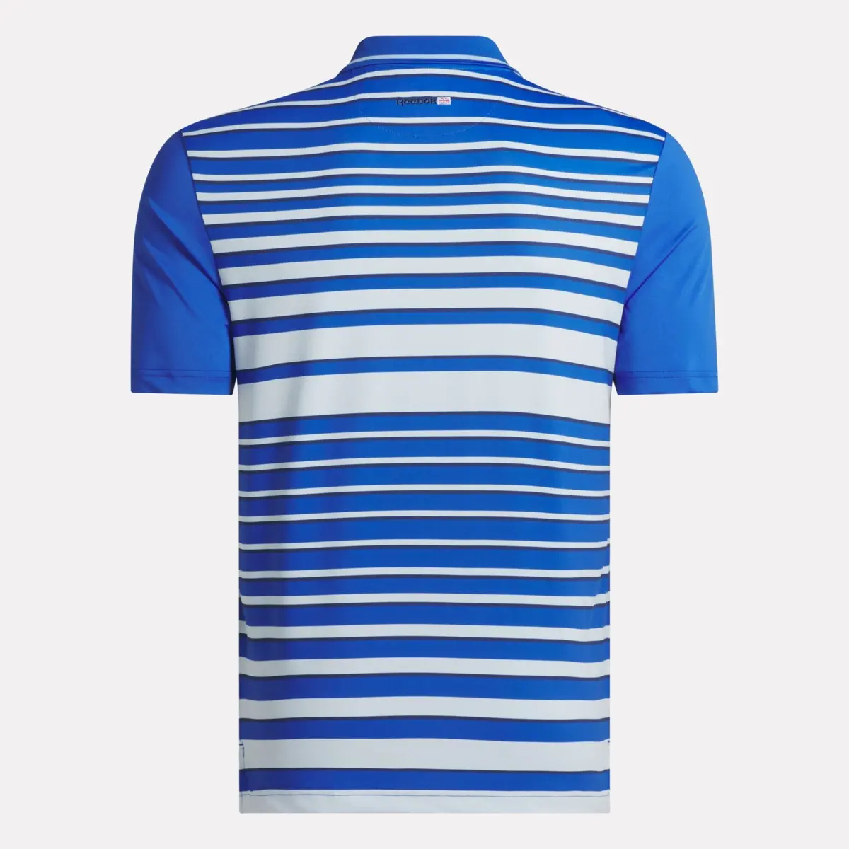 Herren-Pullover-Polohemd mit kurzen Ärmeln, Streifen und Kragen mit Zipp Herren-Pullover-Polohemd mit kurzen Ärmeln, Streifen und Kragen mit Zipp