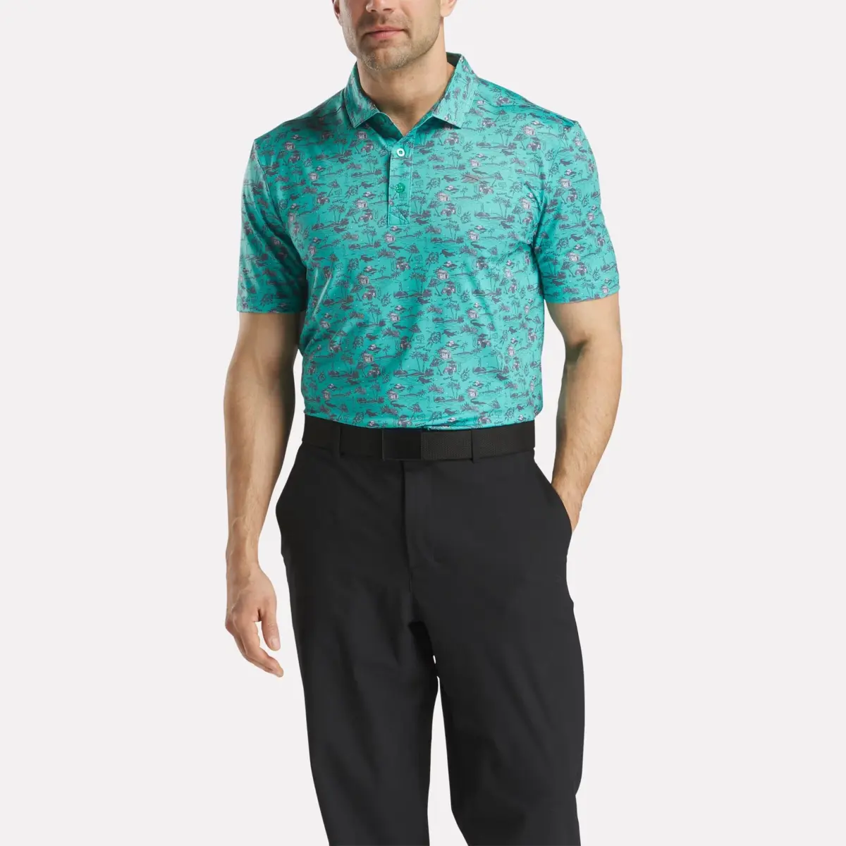 Kurzärmeliges Gator-Golf-Poloshirt für Herren Kurzärmeliges Gator-Golf-Poloshirt für Herren