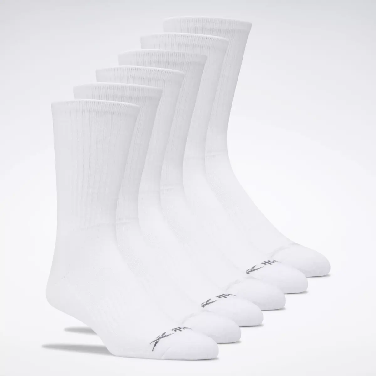 Reebok Basic Crew Socken für Herren, 6 Paar