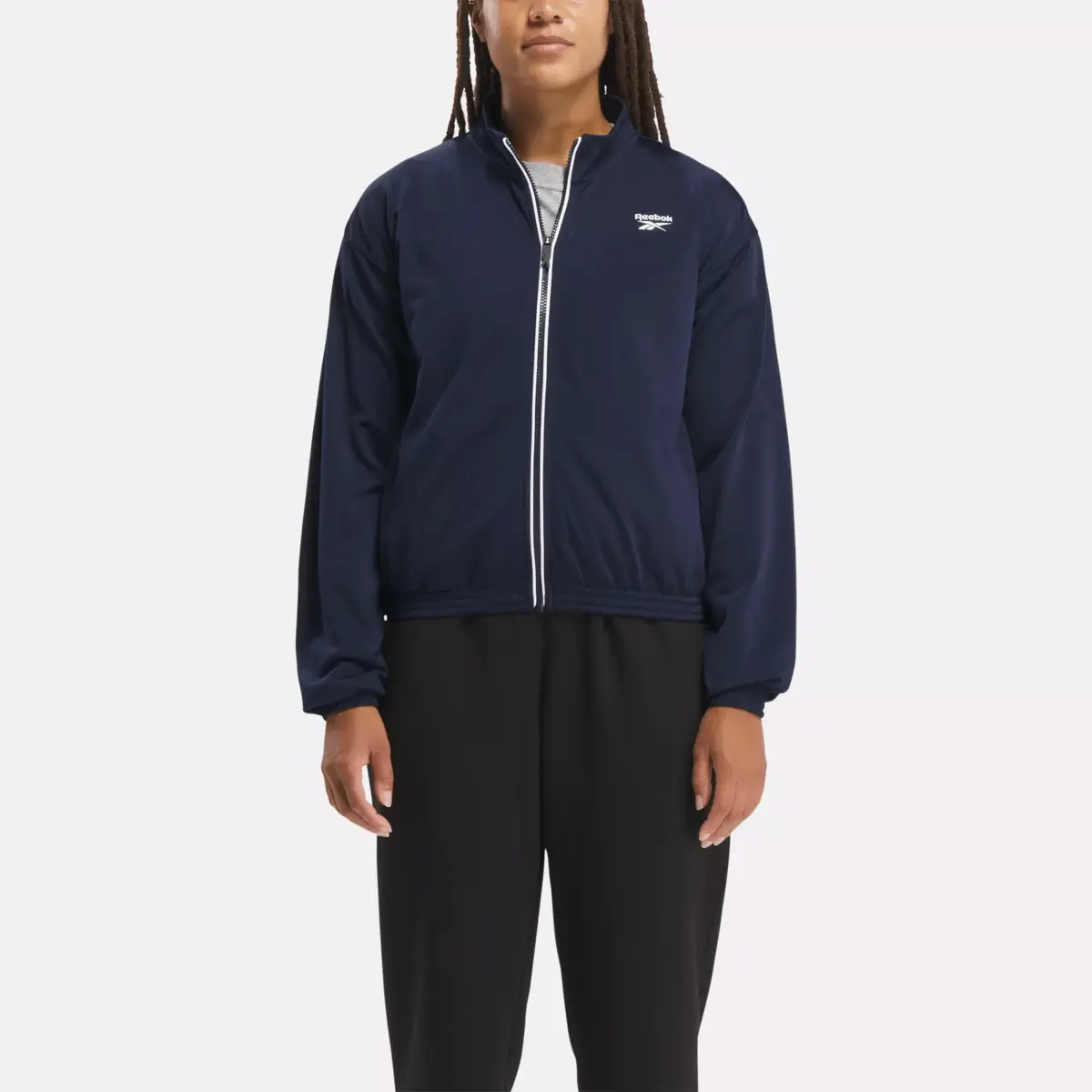 Reebok Identity Back Vector Tricot Trackjacke für Damen