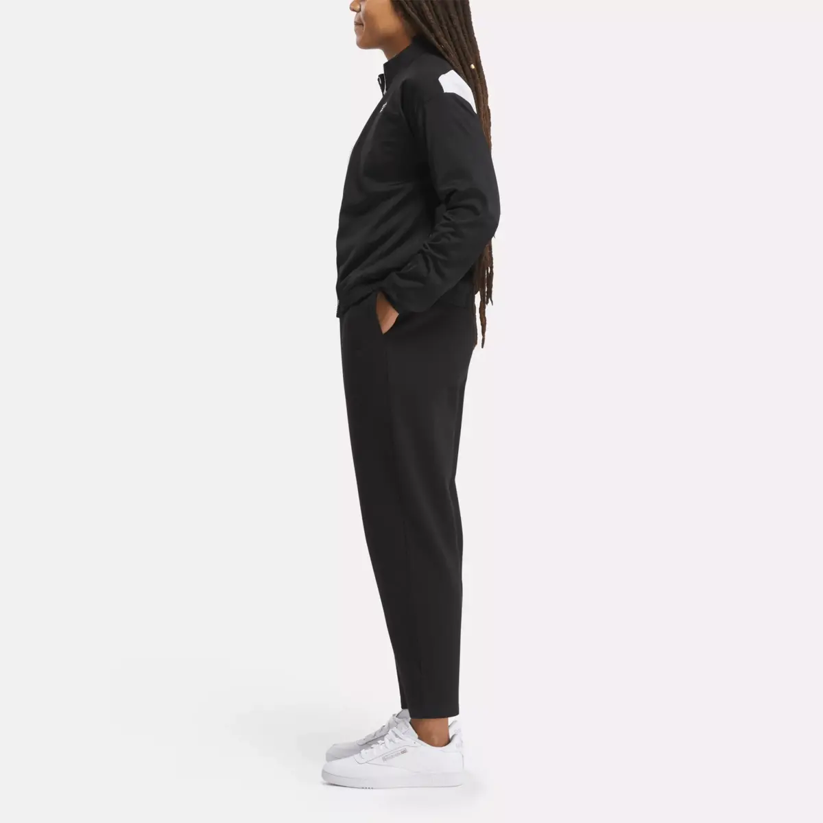 Reebok Identity Back Vector Tricot Trackjacke für Damen