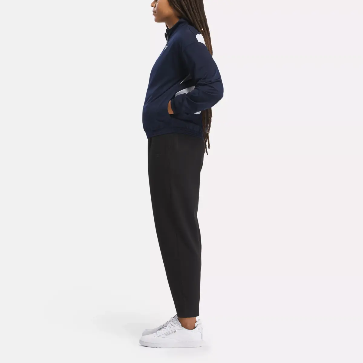 Reebok Identity Back Vector Tricot Trackjacke für Damen