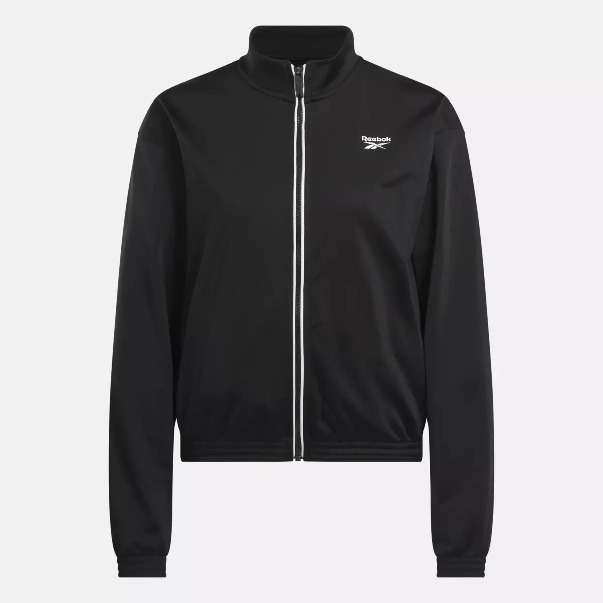 Reebok Identity Back Vector Tricot Trackjacke für Damen Reebok Identity Back Vector Tricot Trackjacke für Damen