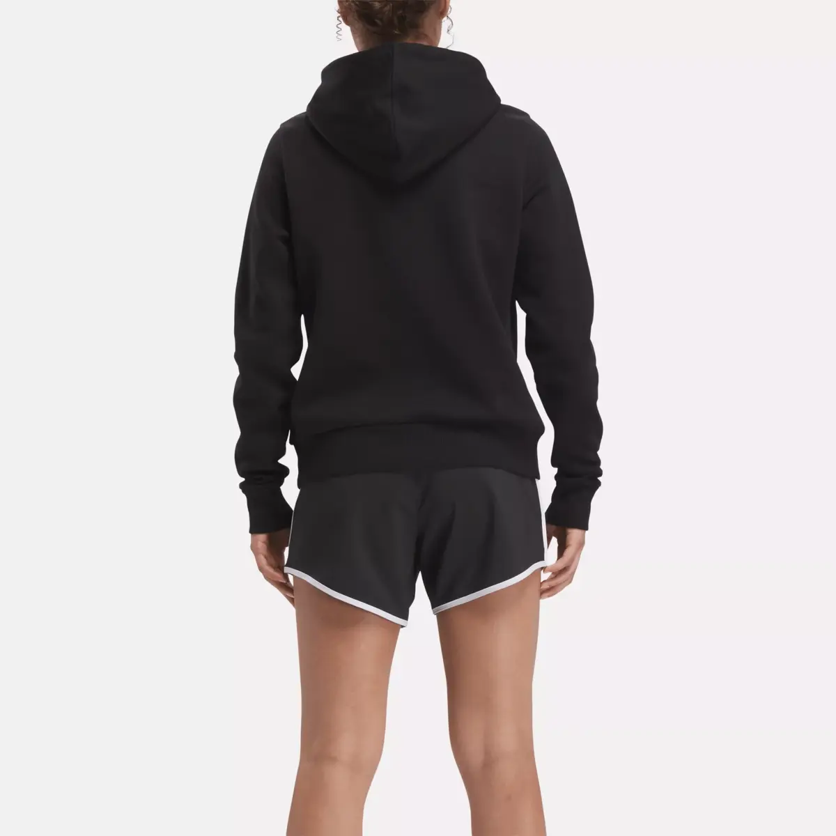 Reebok Identity Fleece-Hoodie mit großem Logo für Damen Reebok Identity Fleece-Hoodie mit großem Logo für Damen
