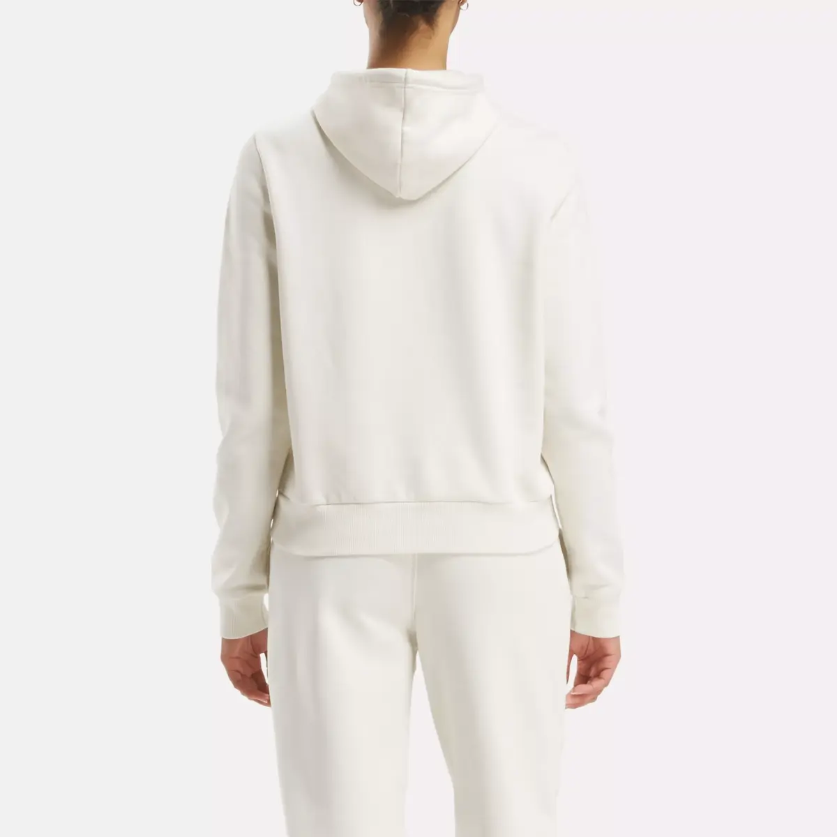 Reebok Identity Fleece-Hoodie mit großem Logo für Damen Reebok Identity Fleece-Hoodie mit großem Logo für Damen