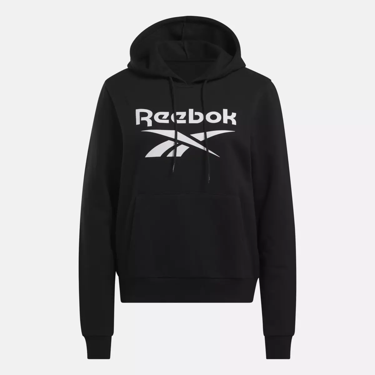 Reebok Identity Fleece-Hoodie mit großem Logo für Damen Reebok Identity Fleece-Hoodie mit großem Logo für Damen
