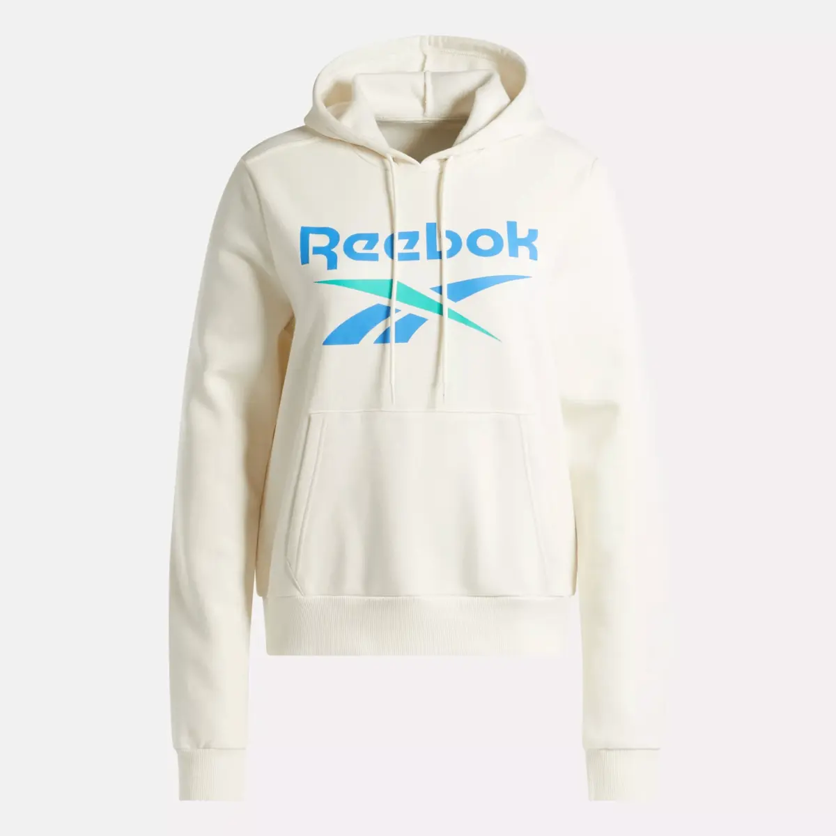 Reebok Identity Fleece-Hoodie mit großem Logo für Damen Reebok Identity Fleece-Hoodie mit großem Logo für Damen