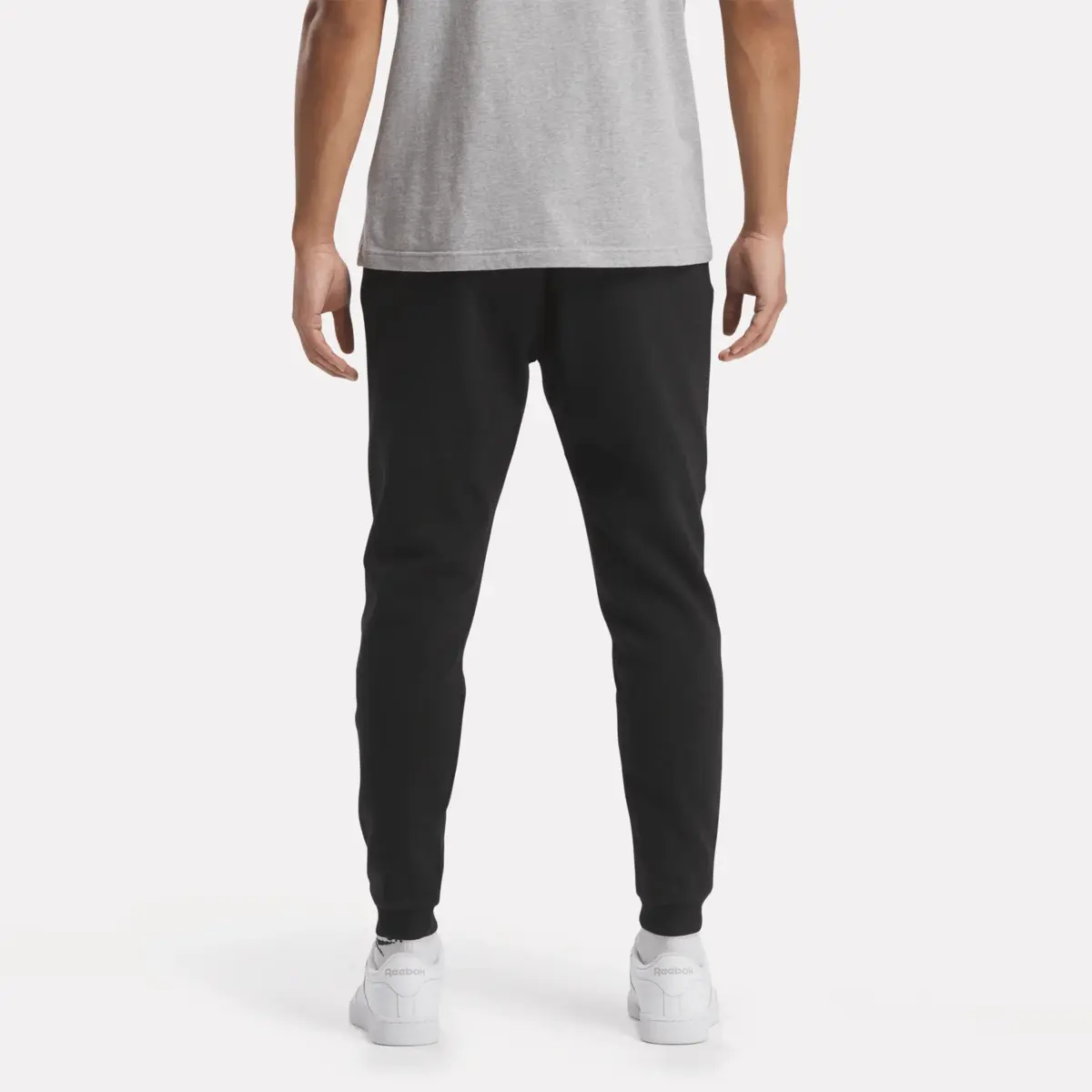 Reebok Identity Fleece-Jogginghose für Herren mit kleinem Logo Reebok Identity Fleece-Jogginghose für Herren mit kleinem Logo