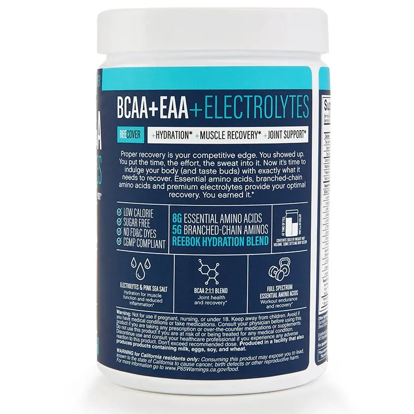Reebok ReeCover BCAA + EAA + Elektrolyte Reebok ReeCover BCAA + EAA + Elektrolyte