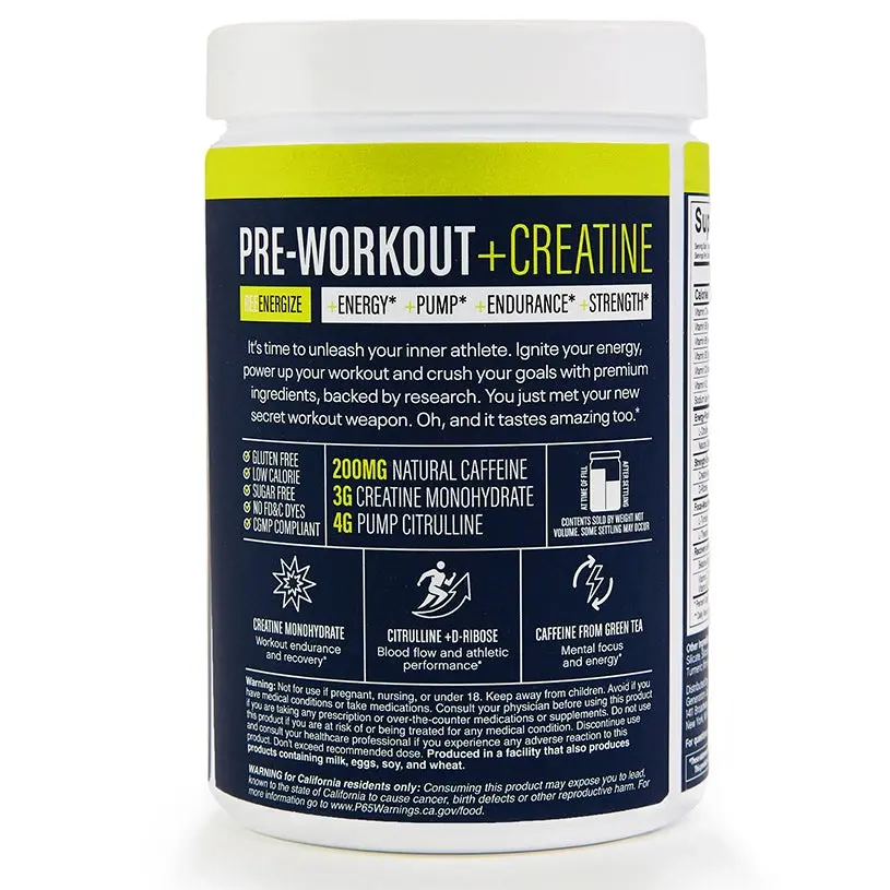 Reebok ReeEnergize Pre-Workout + Kreatin Reebok ReeEnergize Pre-Workout + Kreatin